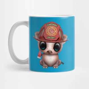 Cute Baby Pig Firefighter Mug